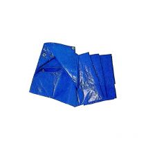 Telo telone in pvc blu occhiellato con occhielli 3x4 mt copertura protezione