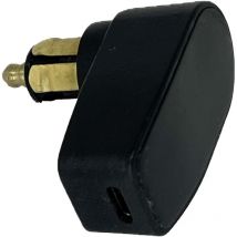 Mini usb-c Lader für DIN4165-Steckdosen Belastbarkeit Strom max.=3.6 a 12/24 v - Baas