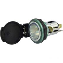 Prise allume-cigare avec couvercle à ressort ZA22 Convient pour (détails) Allume-cigare Prise de courant 12 - 24 v - Baas