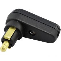 Spina angolata din BA12 Portata massima corrente=8 a Adatto per (dettagli) Prese standard Spina 6 - 24 v/dc - Baas