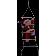 Babbo natale scalatore led scala 8 f h60 - Feeric lights & christmas