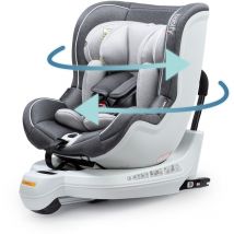 Babify Siege Auto Bebe 0 à 18kg, Siege Auto Isofix Groupe 0+ et 1, Siège Auto Bébé et Enfants de 0 à 4 Ans, Sièges Auto Pivotant 360, Ergonomique,
