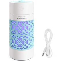 Baby Humidifier 250ml Mini Humidifier Quiet Humidifier Waterless Auto Off Function Suitable for Bedroom Office Car