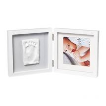 Baby Art - My Baby Style - Cadre Photo Simple Empreinte Bébé : Personnalisez avec Kit Empreintes Mains et Pieds Bébé, Cadeau n