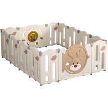 Dekko - Baby Playpens Kids Safety Gate Toddler Fence Child Play Game Toy 14 Panels