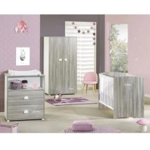 Baby-price Babyzimmer-set Natürlicher Eiche 120x60 Cm