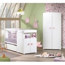 Baby-price Evolutive Kinderbett In Weiß Für Baby Und Junior