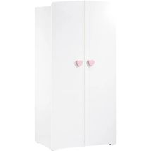 Baby-price New Basic Kleiderschrank Zartrosa Für Babys