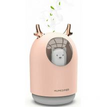 Eting - Kids Room Air Humidifier Silent Ultrasonic with Essential Oils Diffuser 7 Colors of Light 12 Hour Auto Power Off, 300ml