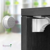 Irisfr - Baby-Sicherheits-Schranktürschloss, Kindersicherung, Schubladen-Schrankschlösser, magnetische Schrank-Sicherheit – Keyoung