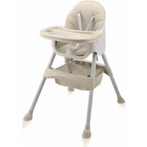 Baby Vivo - Chaise Haute pour Bébé / Enfant 2 en 1 - Oscar en Beige