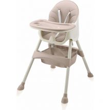 Baby Vivo - Chaise Haute pour Bébé / Enfant 2 en 1 - Oscar en Rose