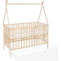 Babybett 120x60 Cm Holzbett Im Kinderhaus Babybett 120x60 Cm Holzbett Im Kinderhaus