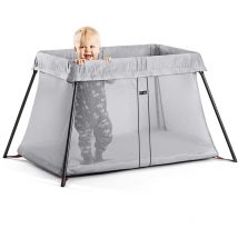 Les Tendances - BabyBjörn Lettino da Viaggio Light con Coprimaterasso Per Lettino da Viaggio Light, Taglia Unica, Argento