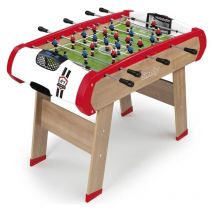 Babyfoot Powerplay 4 en 1 - Babyfoot, billart, palet et ping pong - 120x90x86 - Des 8ans - Smoby