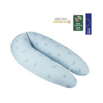 Baby Moov - Babymoov b.love Coussin de Maternité & Allaitement avec Remplissage Microbilles ultra-fines - Made in Europe, Bleu