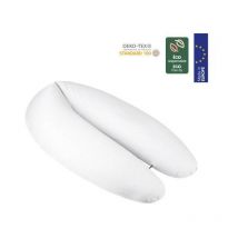Babymoov b.love Coussin de Maternité & Allaitement avec Remplissage Microbilles ultra-fines - Made in Europe, Gris
