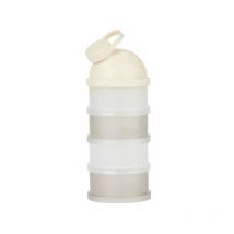 Boîtes Doseuses de Lait en Poudre Babydose - Bec verseur ergonomique - Made in France, Beige - Babymoov