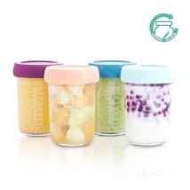 Babymoov Recipients de stockage des aliments Babybols 4 pcs Verre