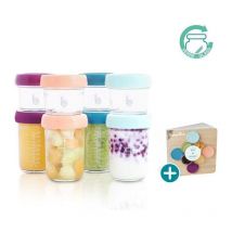 Babymoov Recipients de stockage des aliments Babybols 8 pcs Verre