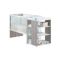 Les Tendances - babyprice Lit Bebe Sitta Combine Evolutif 120x60 cm