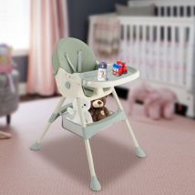 Babystühle mit Universalrädern, höhenverstellbare Hochstühle, faltbare Babystühle, Babystühle für Kinder von 6 Monaten bis 3 Jahren