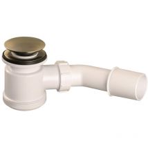 Mcalpine - Bonde De Douche Laiton Antique 50Mm Pop-Up