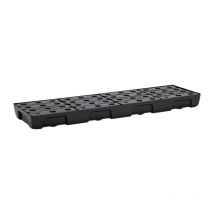 Cemo - Bac à étagères 28l L1295xL395xH95mm pe avec grille pe et détecteur de fuite