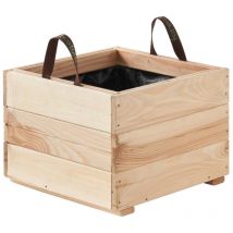 Bac à fleurs en bois mélèze Freya