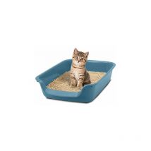 Bac de toilette pour chats 'Junior Toilet' adapté à tous les types de chats, avec bac d'entrée, matériau durable