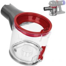 Bac à Poussière Transparent de Haute Qualité pour Dyson Aspirateurs V7/V8, pour Dyson V7/V8 Accessoires Aspirateur, Pièces Détachées pour Dyson