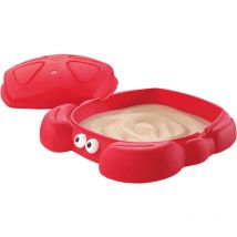 Step 2 - Step2 Bac sable Crabbie Bac Sable Enfant / pour Enfants en Plastique avec Couvercle & Banc Sous la forme d'un Crabe