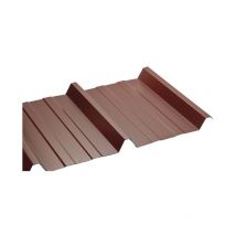 Mccover - Bac acier laqué - Régulé 1045 0.63mm - Coloris - Rouge 8012, Largeur - 105 cm, Longueur - 200 cm