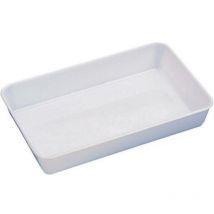 Bac blanc 205X130X34 Mm
