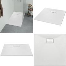 Vidaxl - Bac de douche smc Blanc 90 x 90 cm - bac de douche - bacs de douche - Home & Living - Blanc