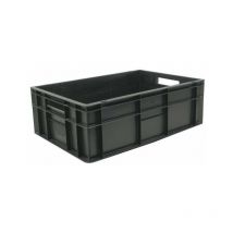 Bac de manutention ajouré gris 60 x 40 cm h 20 cms - 40 litres