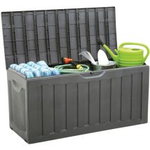 Thinia Home - Coffre d'extérieur en résine 340 litres 118x53x57cm