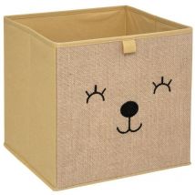 Bac de rangement jute animal