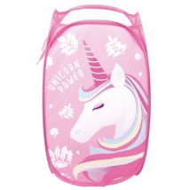 Conteneur de Rangement pliable licorne - 36x36x58 cm