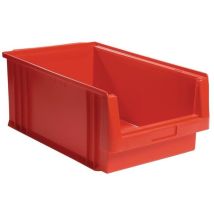 Bac de rangement plk 1 rouge 500/465x315x200 mm