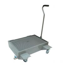 Bac de vidange 24L mobile en acier drakkar