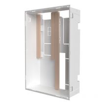 Atole - Bac d'encastrement pour gtl en acier blanc 2 Travées 13 modules h. 765 mm