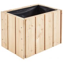 Bac à fleurs en bois 19L - Acanta