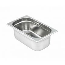 Bac gastronorme 1/4• profondeur : 150 mm • contenance : 4,9 l • dimensions : 265 x 162 mm