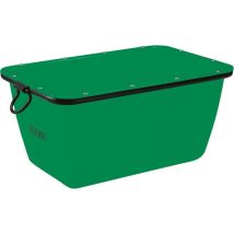 Bac à mortier 200 L – Plastique résistant au gel – Vert – 1050 x 700 x 460 mm – Wemas