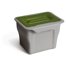 Bac à ordures suspendu pour porte de placard - Hauteur : 182 mm - Contenance : 5 l - Largeur : 185 mm - Longueur : 247 mm - Matériau : Plastique