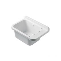 Bac plastique blanc, 500x340x210 mm