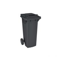 Bac poubelle wave 80-litres gris
