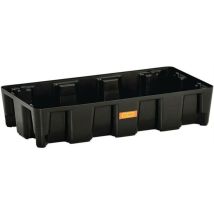 Bac collecteur 35 l L800xB400xH165 mm polyéthylène sans grille en pe polyéthylène sans grille en pe