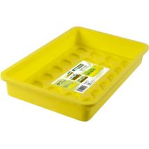 Bac à semis jaune 38 x 24 x 6cm